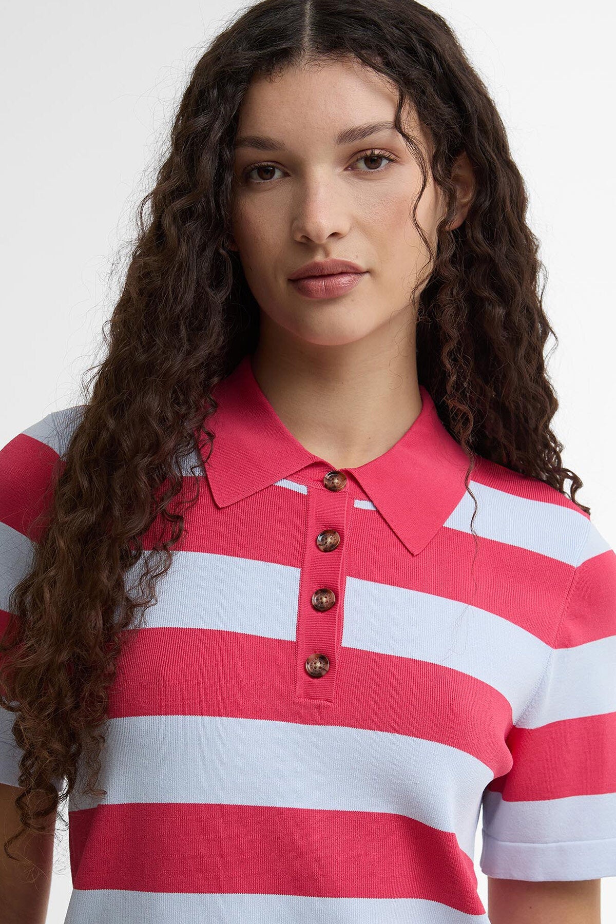Paul Smith Loves Felton Striped Knitted Polo