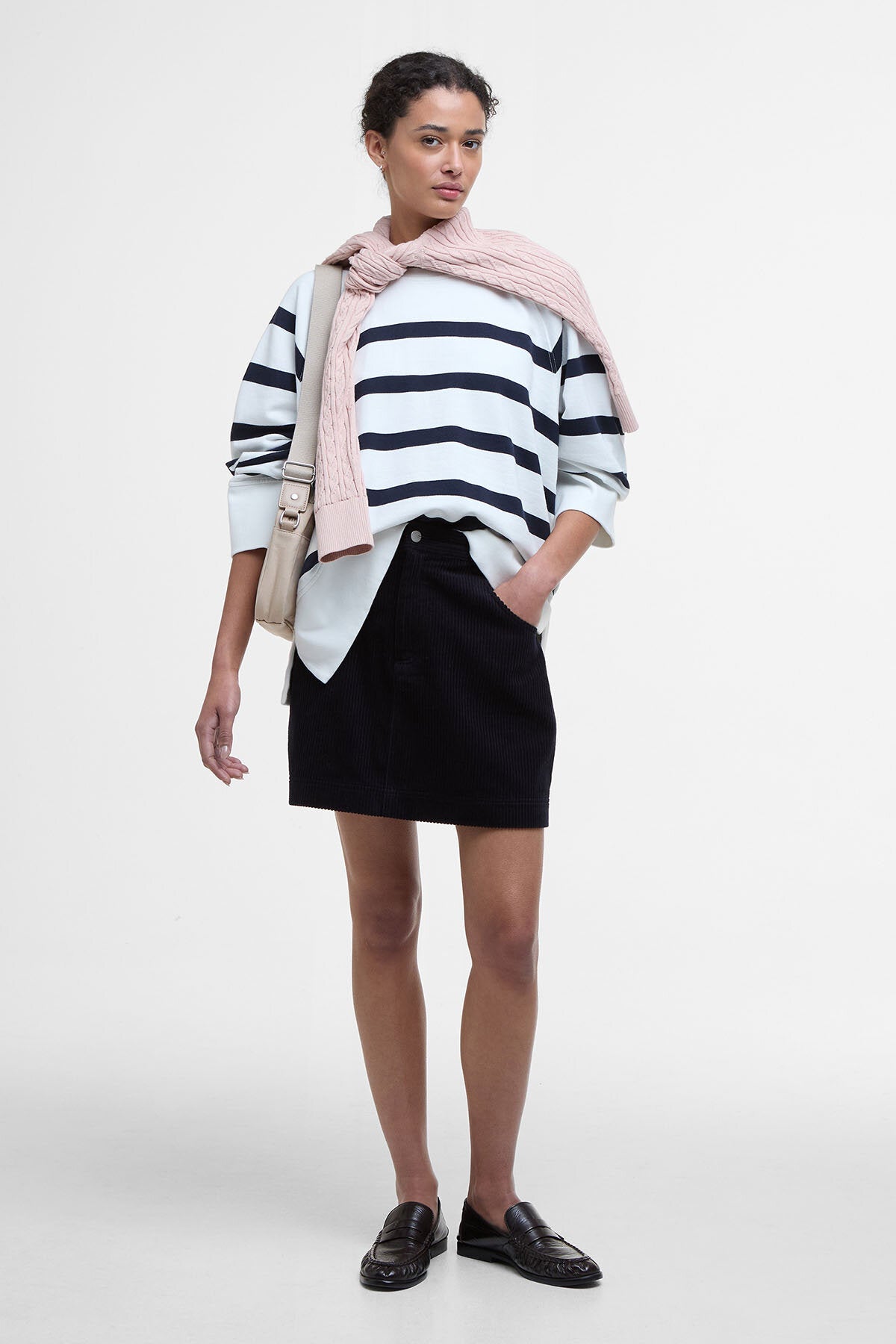 Gestreiftes Delaney-Sweatshirt
