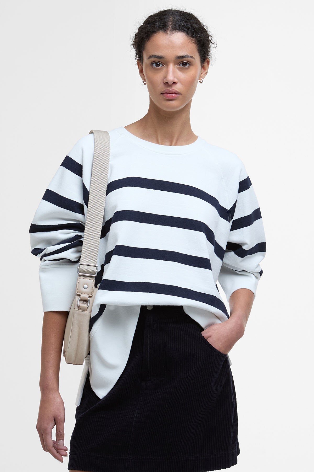 Gestreiftes Delaney-Sweatshirt