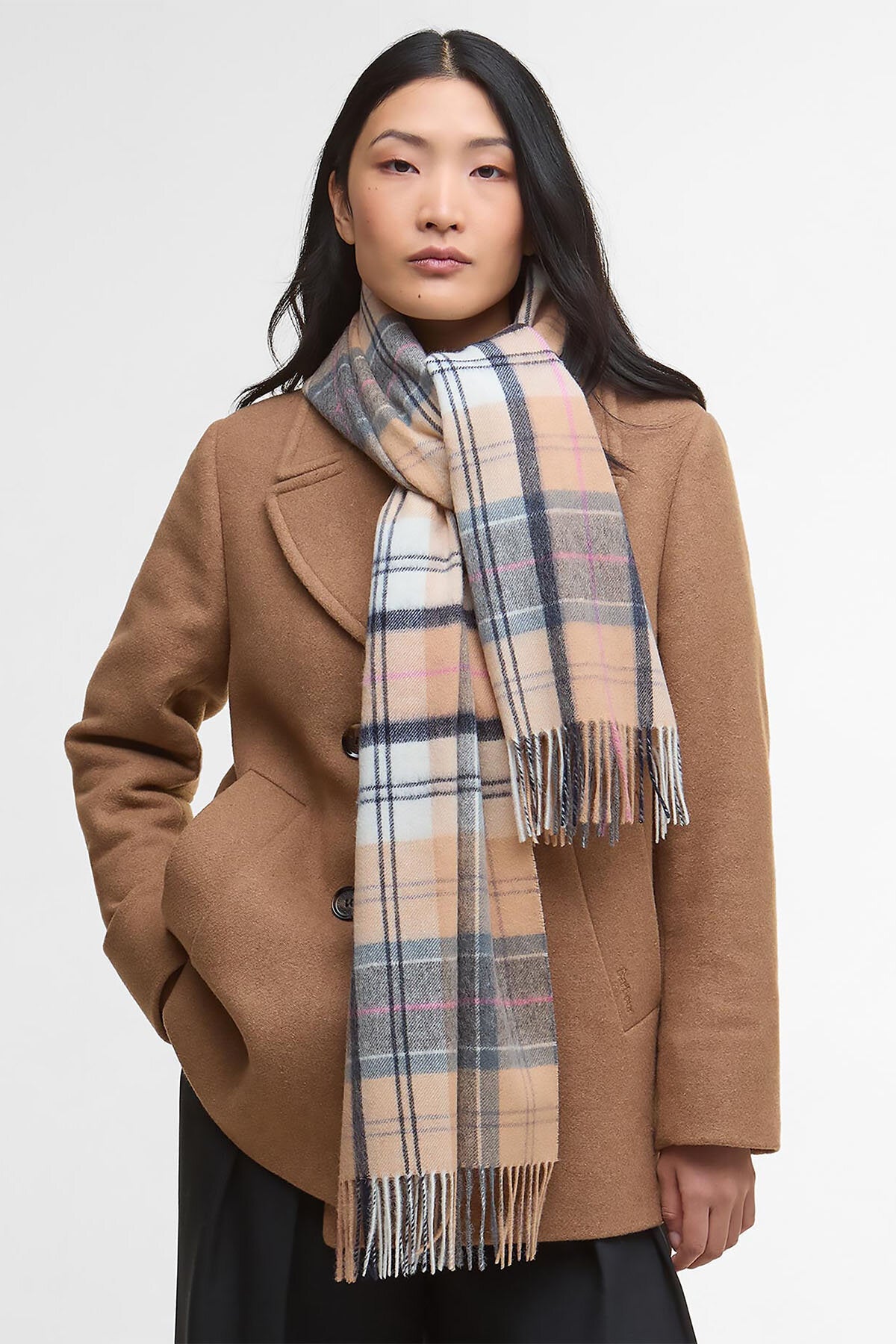 Serena Schottenmuster-Lambswool-Schal