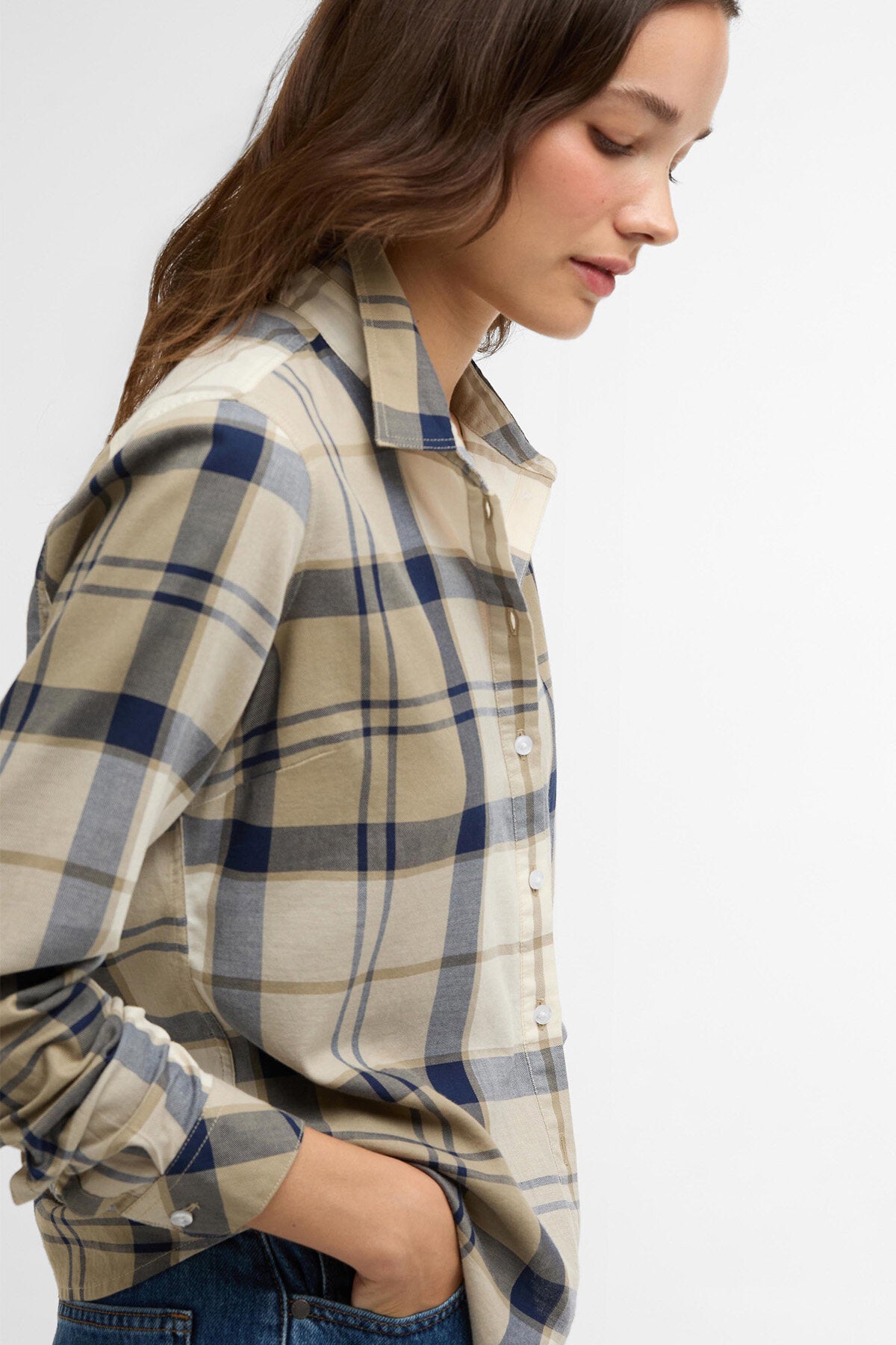 Pullover mit Schottenmuster