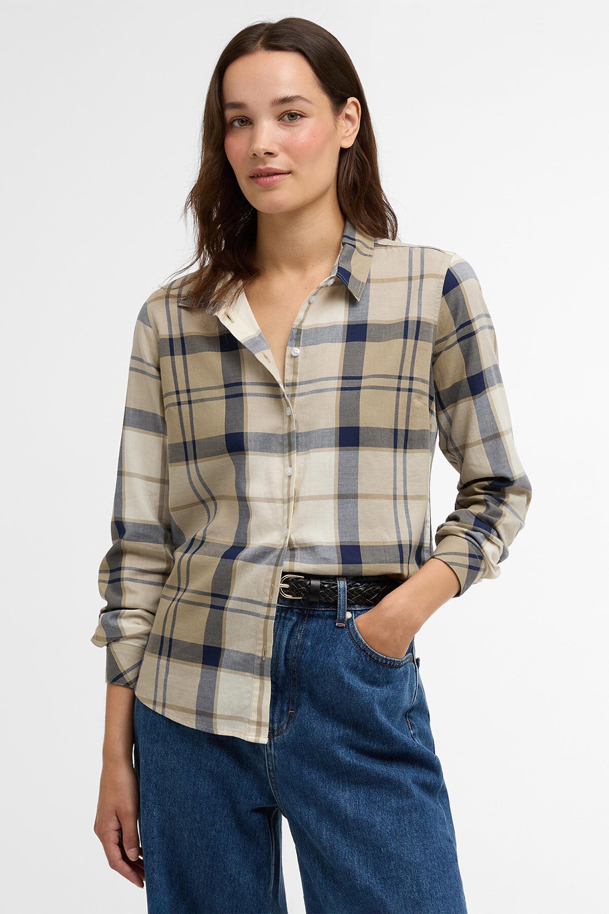 Pullover mit Schottenmuster