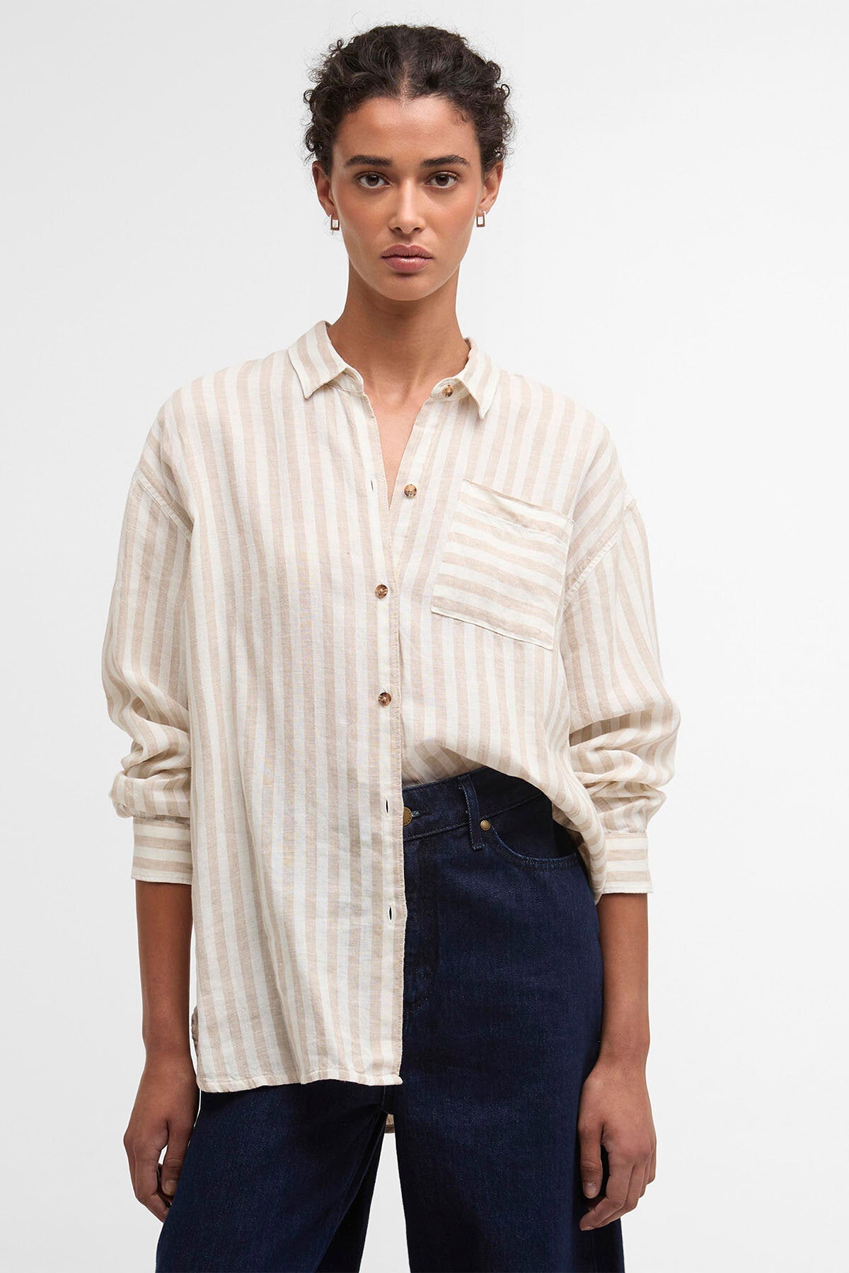 Annie Striped Linen Shirt