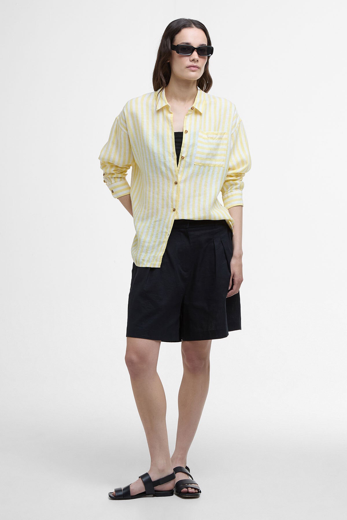 Annie Striped Linen Shirt