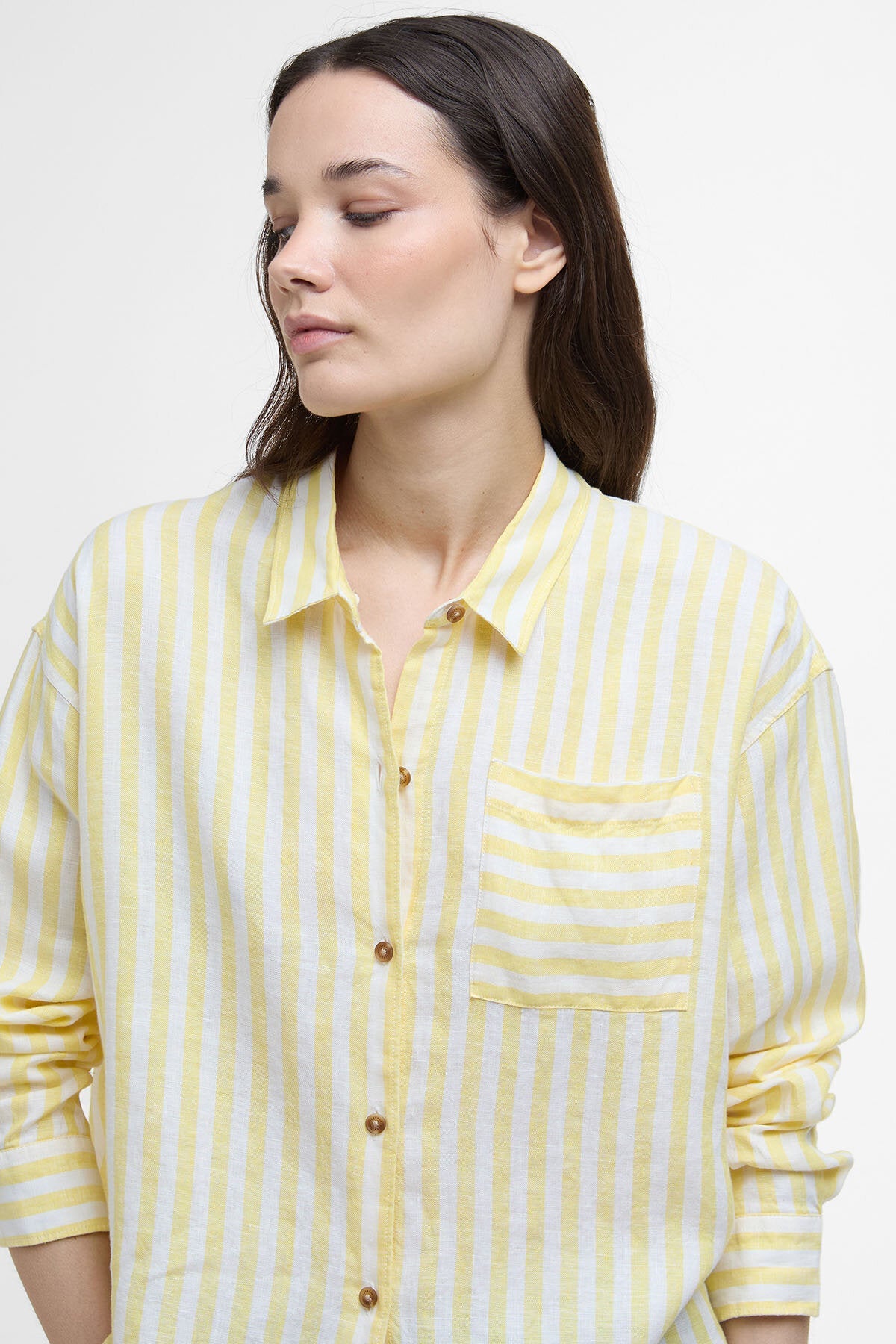 Annie Striped Linen Shirt