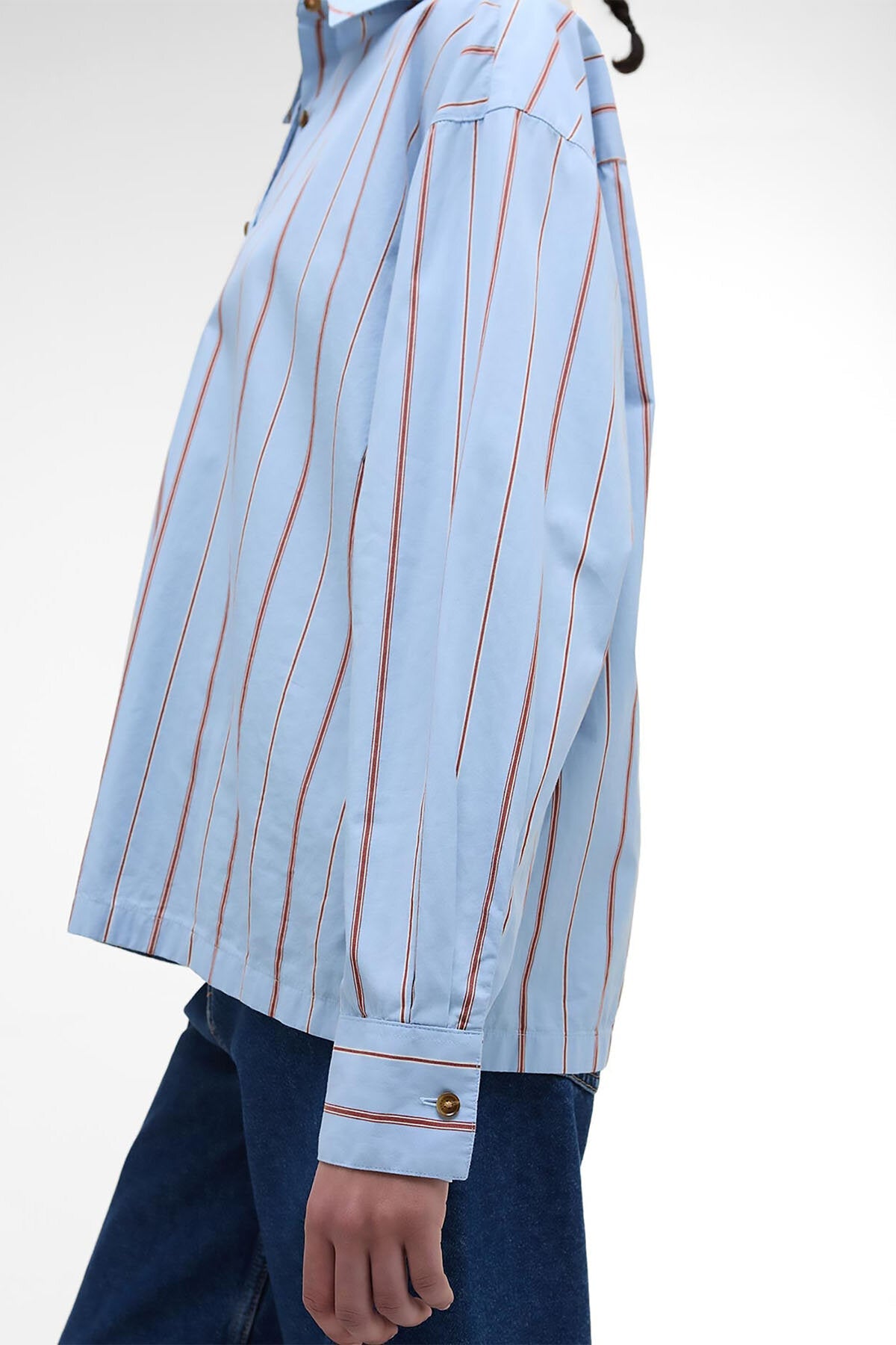 Saffron Striped Relaxed Shirt