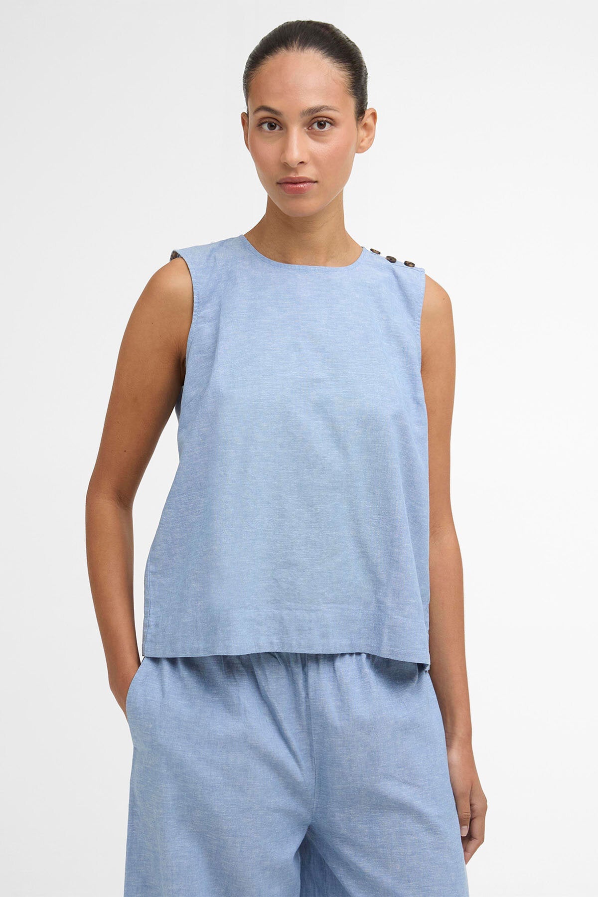 Josie Ärmellose Bluse
