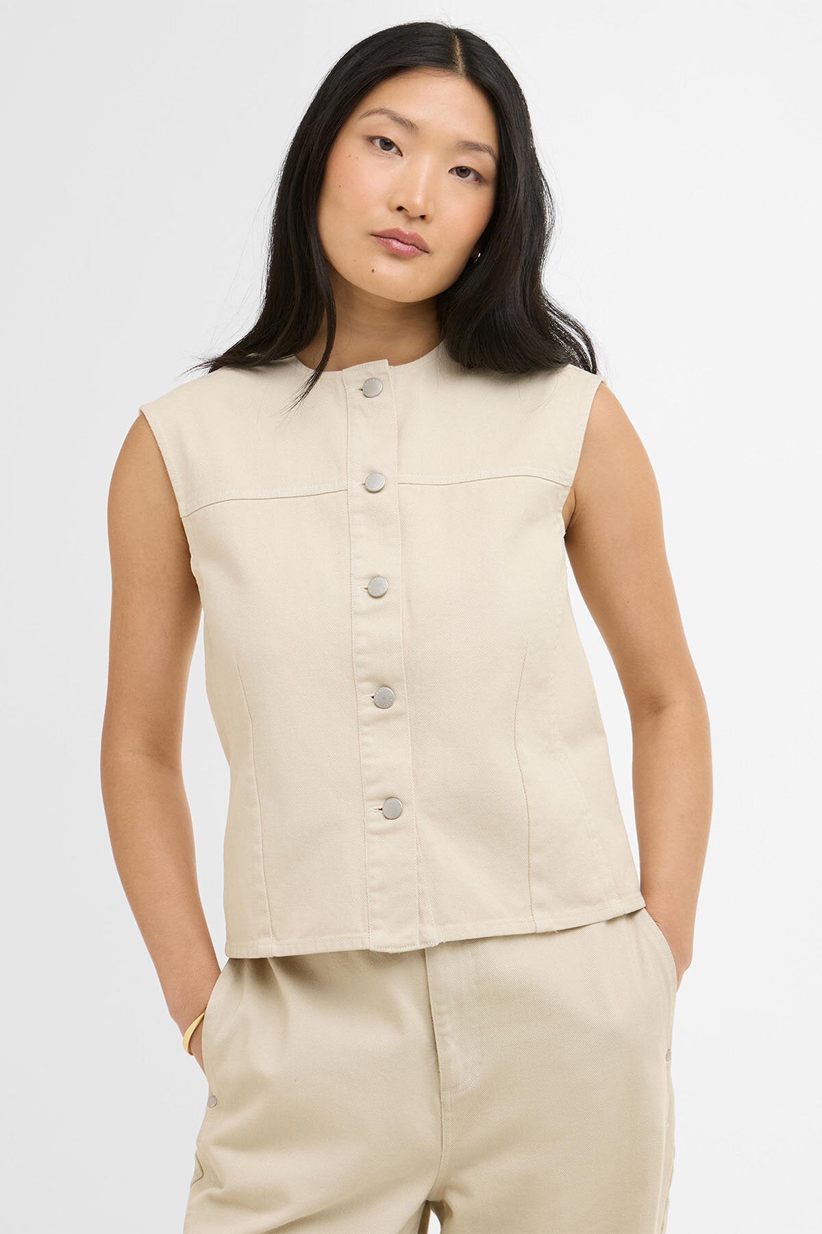 Daya Denim Waistcoat