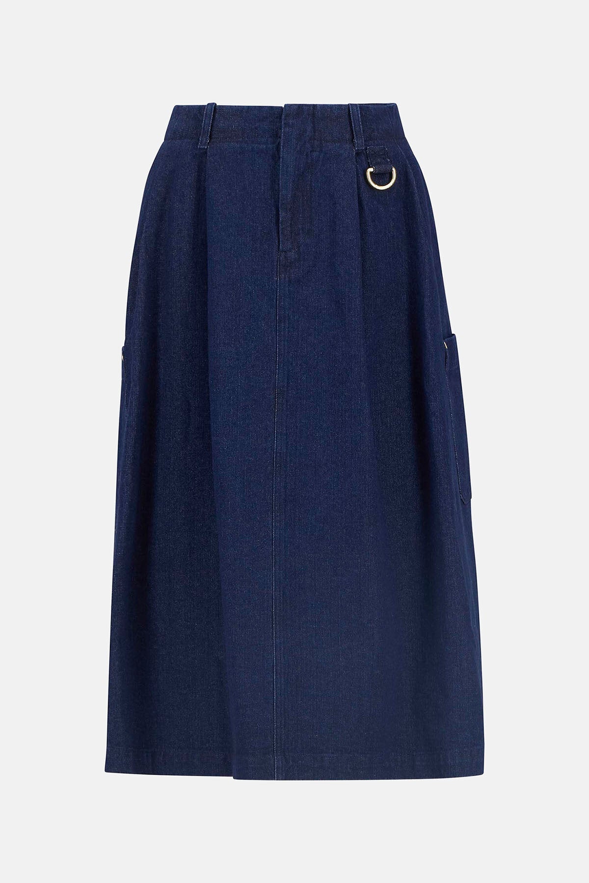 Saima Denim Midi Skirt