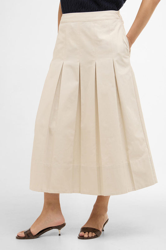 Kirby Pleated Midi Skirt