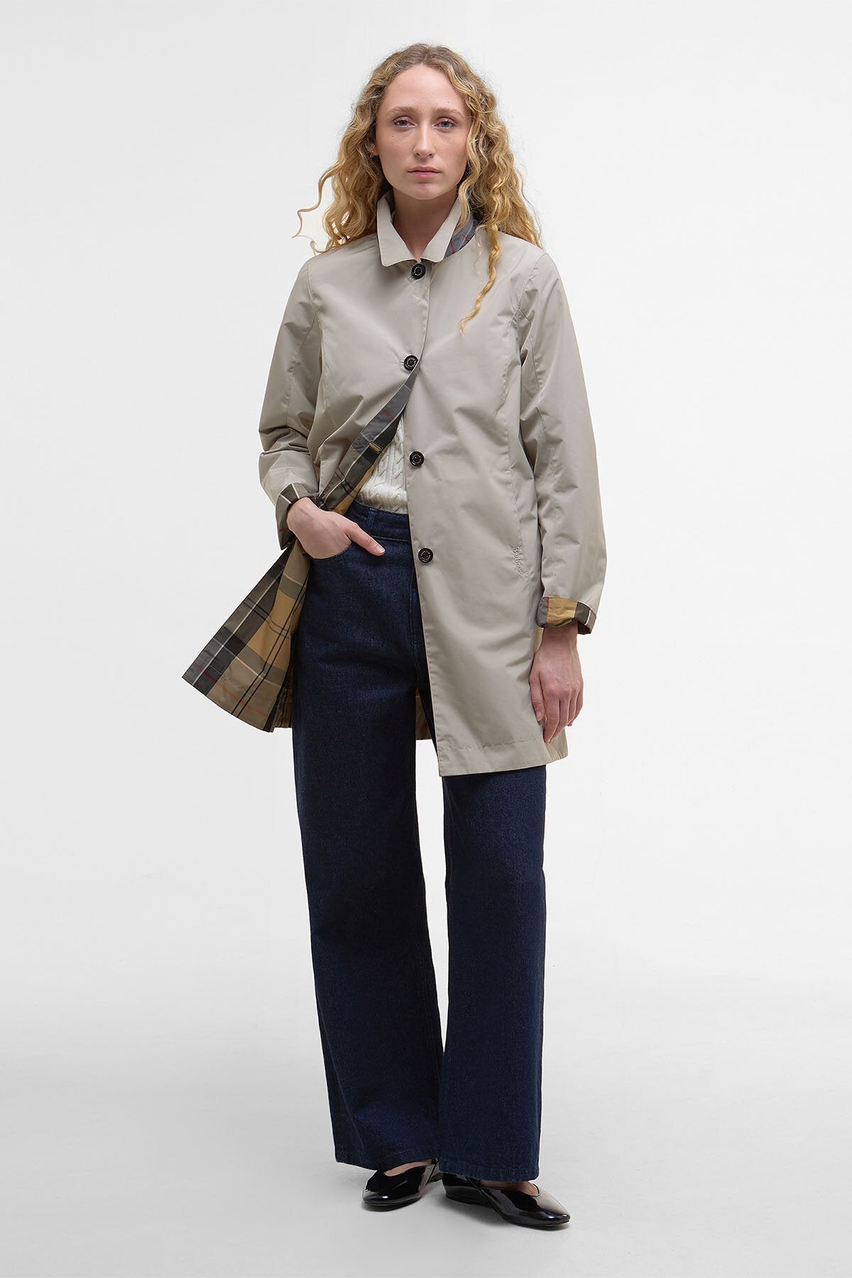 Babbity Wende-Regenjacke