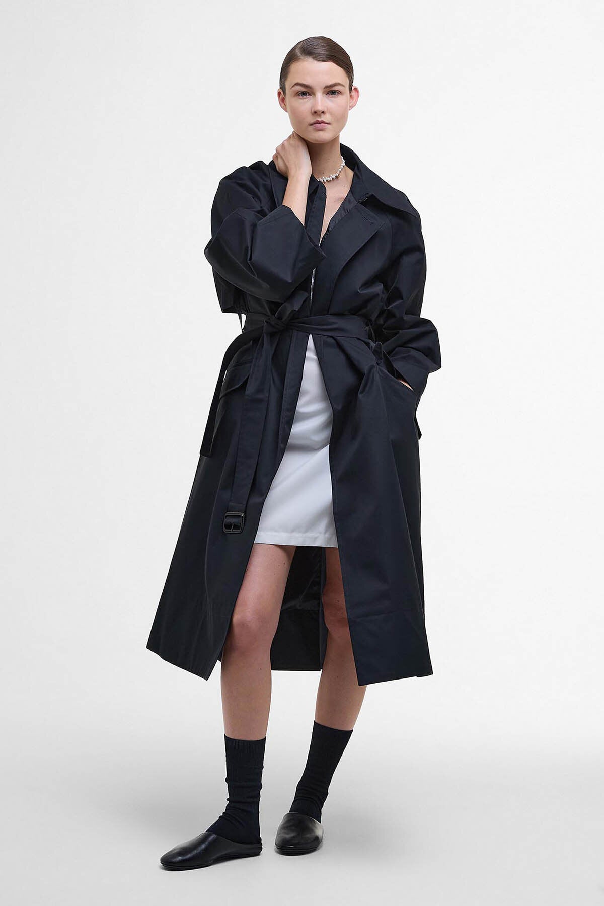 The Edit by Alexa Harley Showerproof Trench Coat