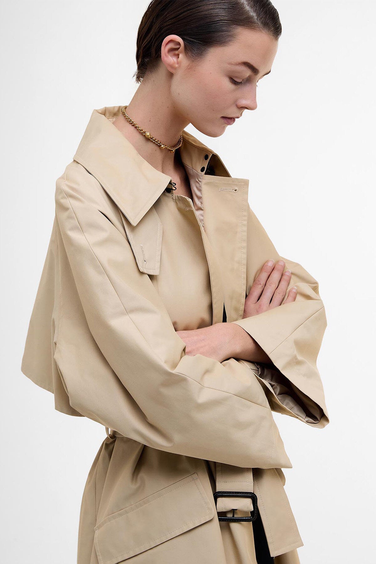 The Edit by Alexa Harley Showerproof Trench Coat