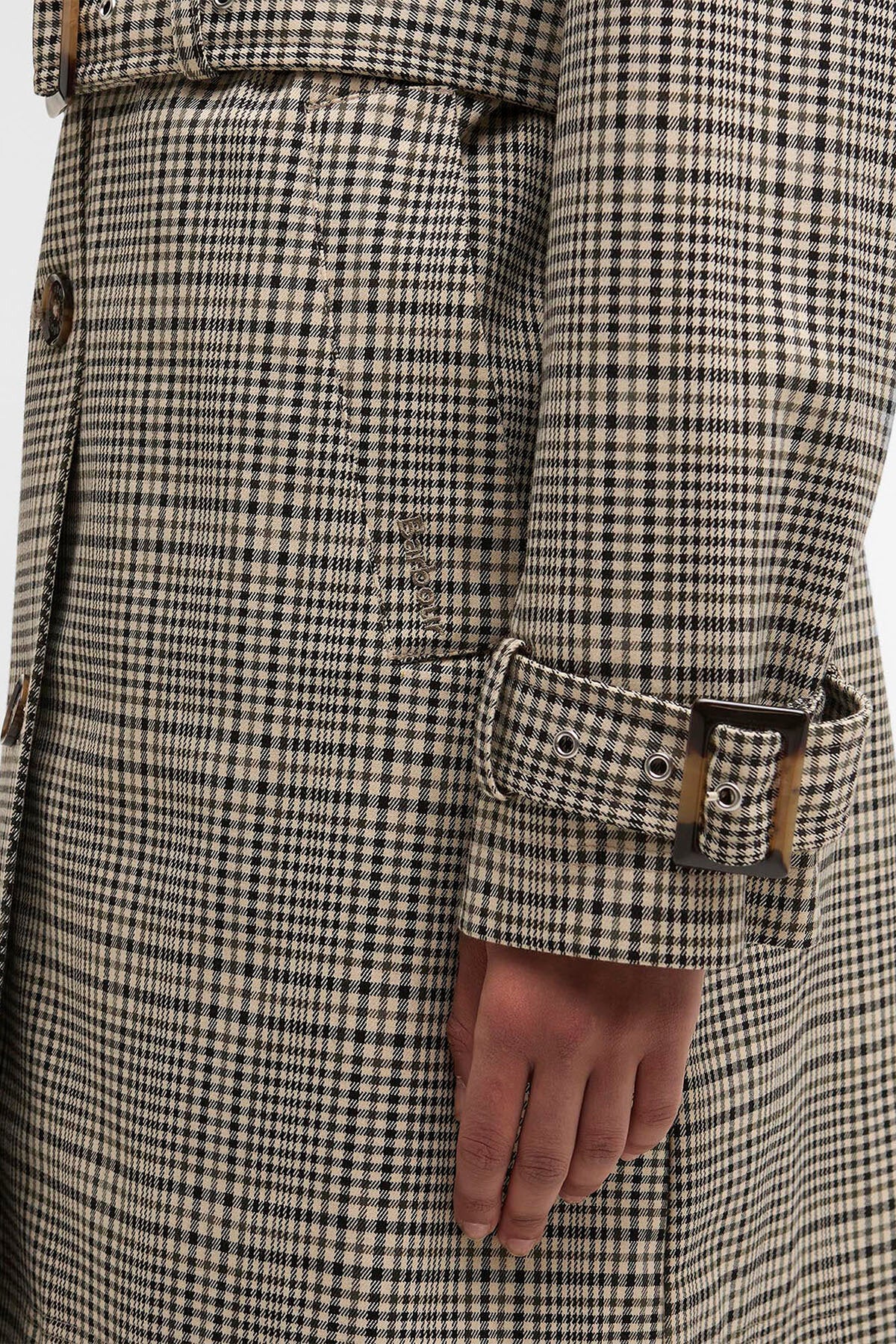Maia Check Showerproof Trench Coat