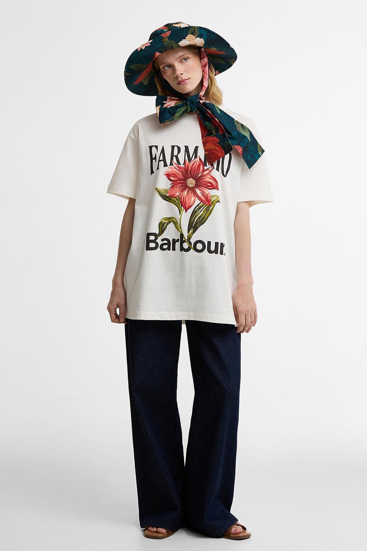 Wild Flower Oversized Graphic T-Shirt