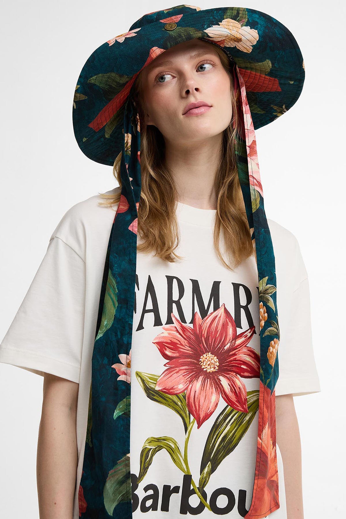 Wild Flower Oversized Graphic T-Shirt