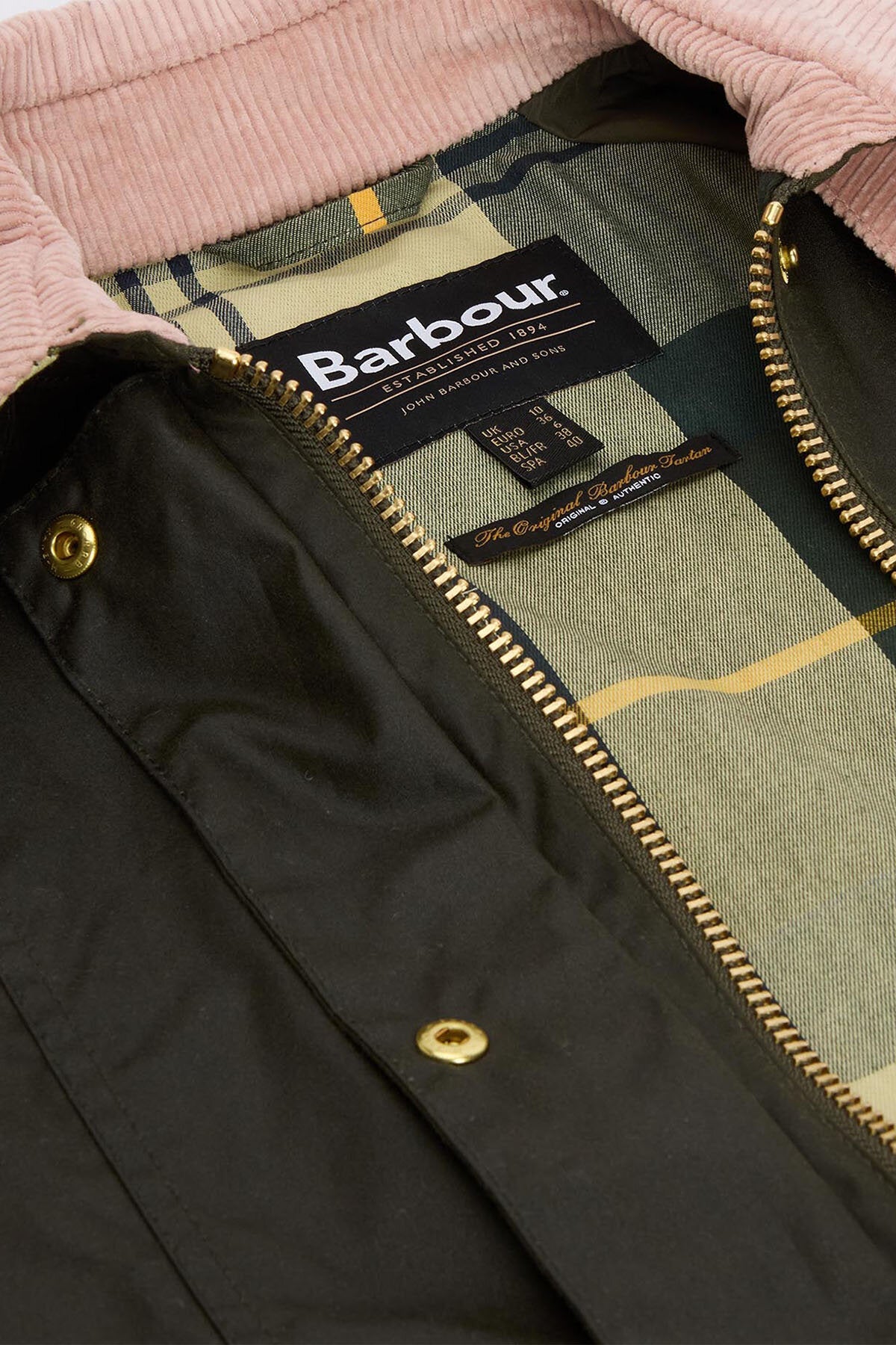 Cropped Beadnell Waxed Jacket