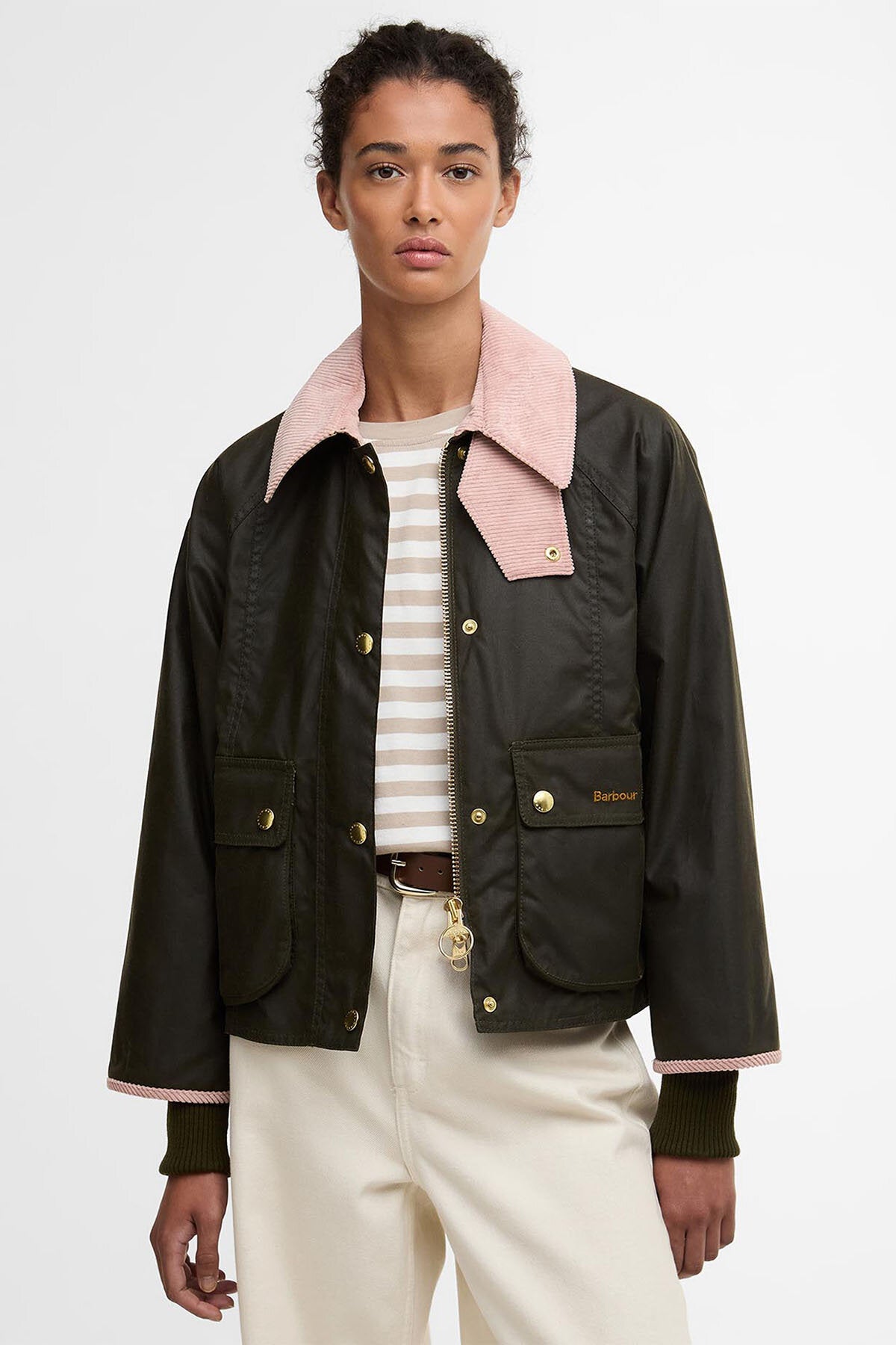 Cropped Beadnell Waxed Jacket