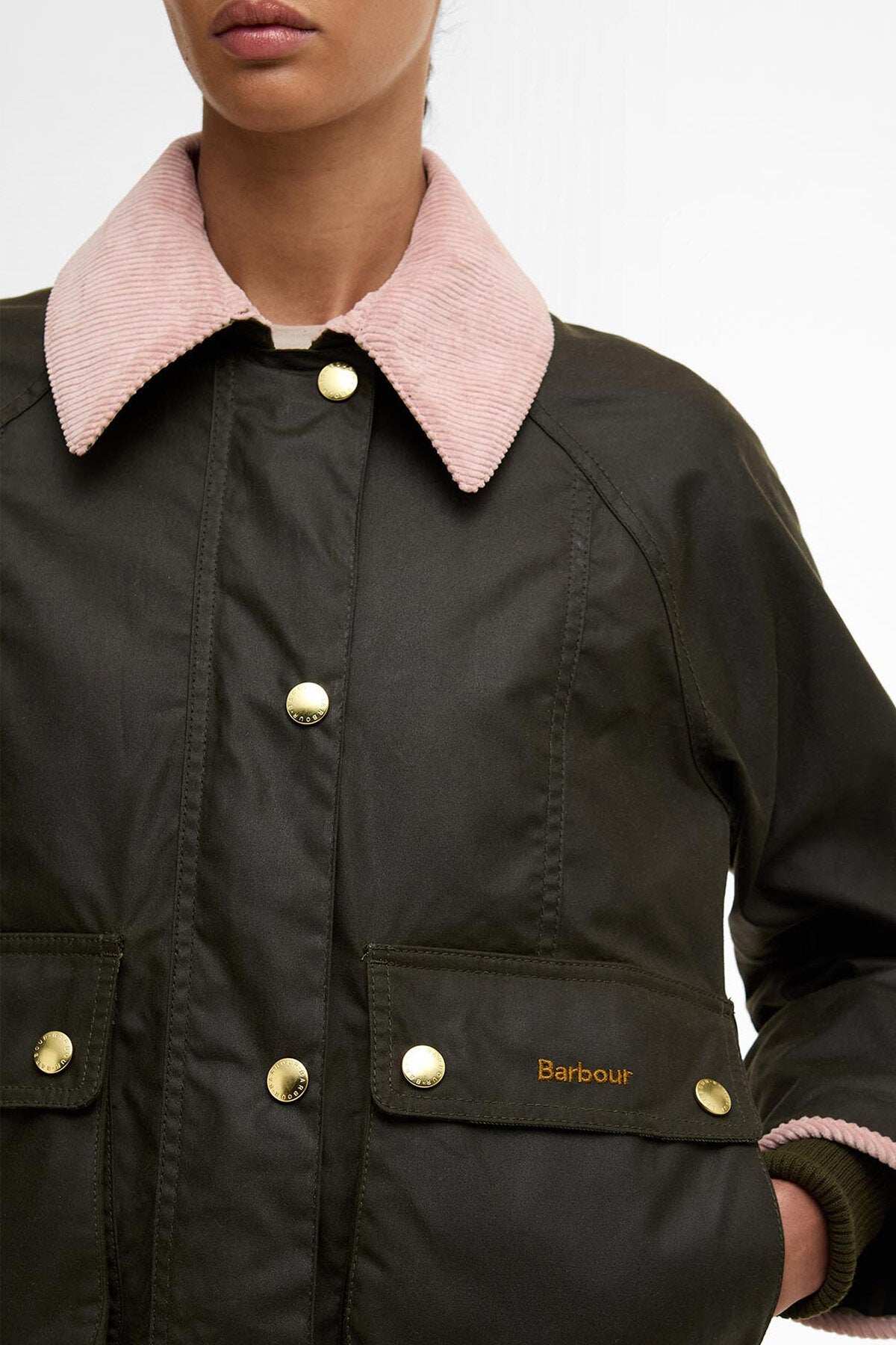 Cropped Beadnell Waxed Jacket