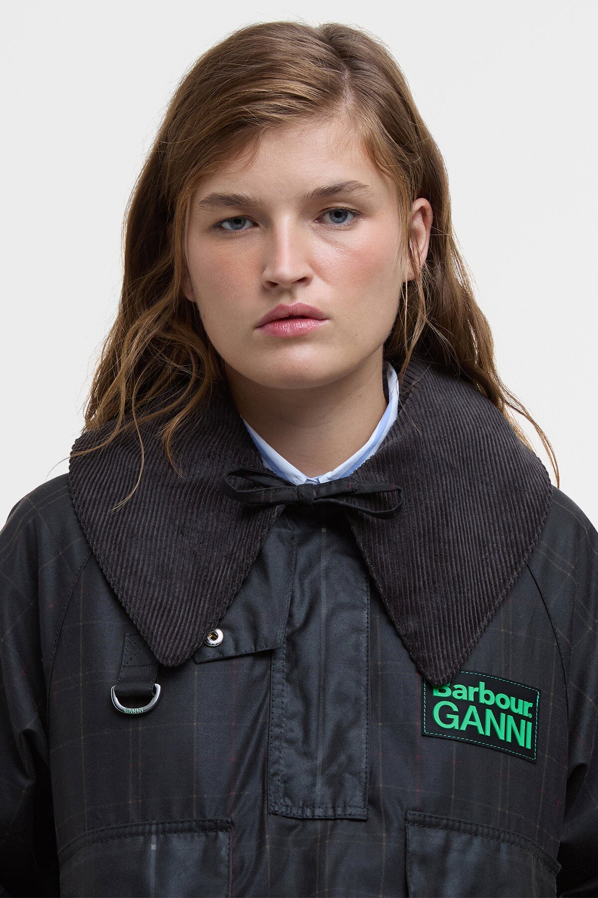 Ganni Wax Anorak Smock