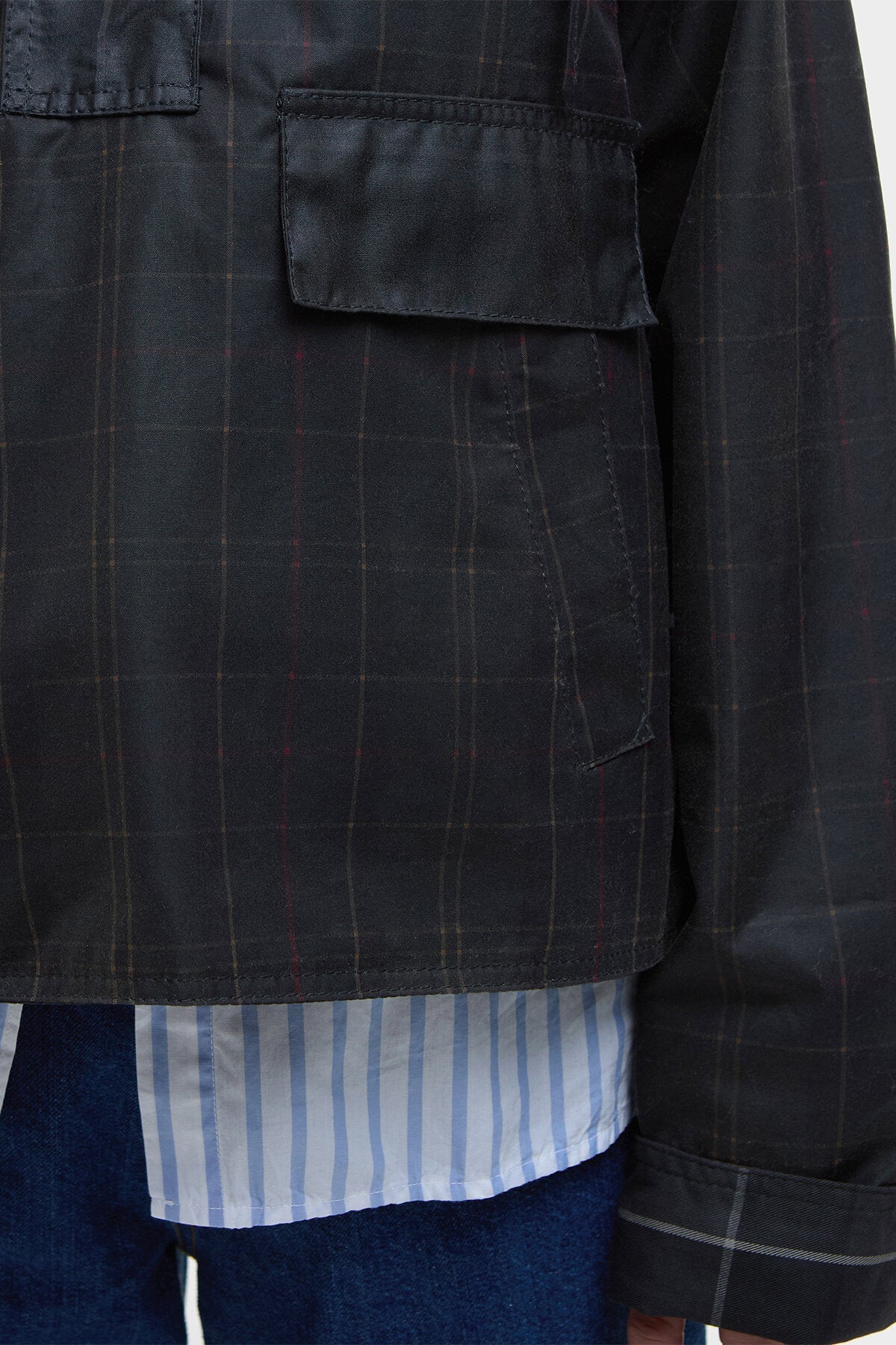 Ganni Wax Anorak Smock