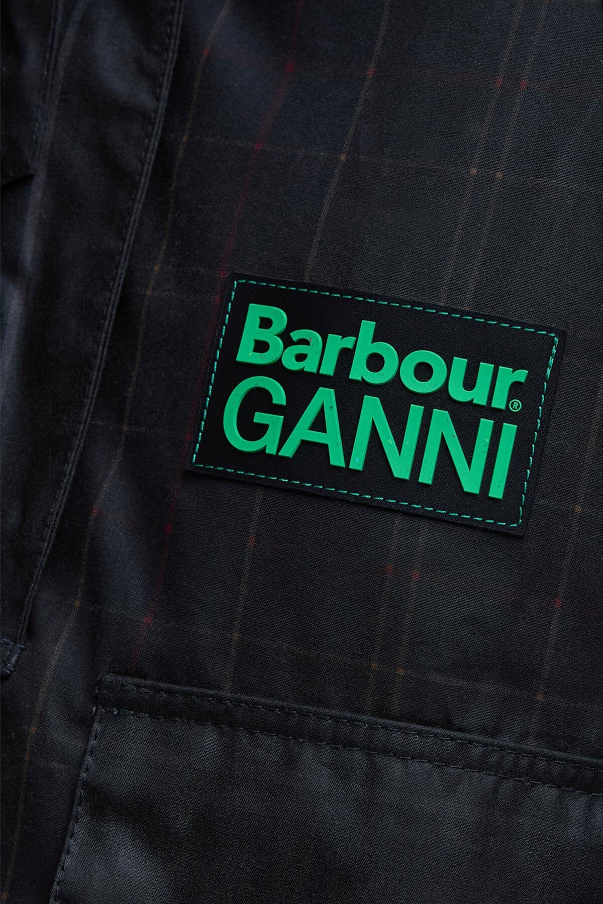 Ganni Wax Anorak Smock