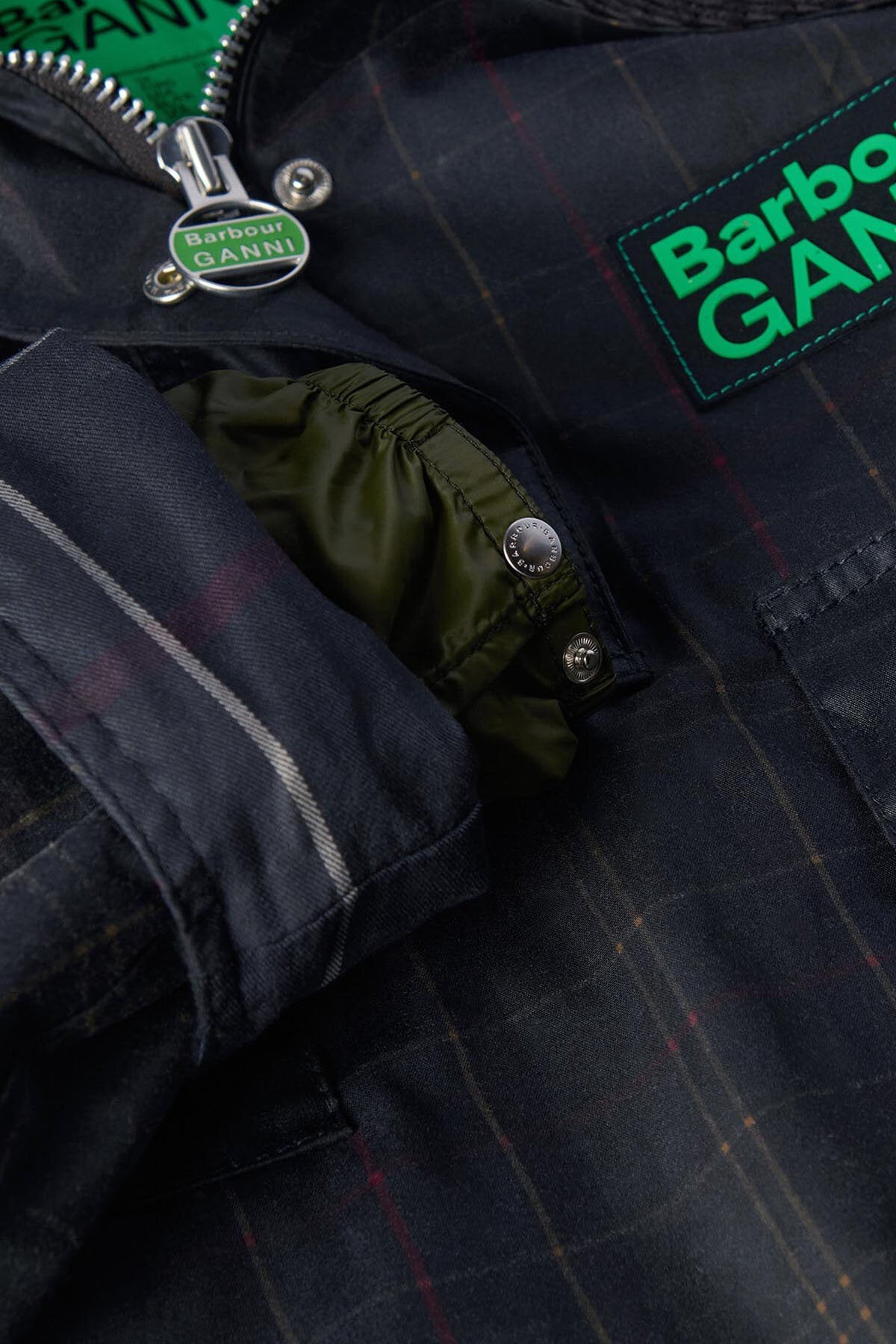 Ganni Wax Anorak Smock