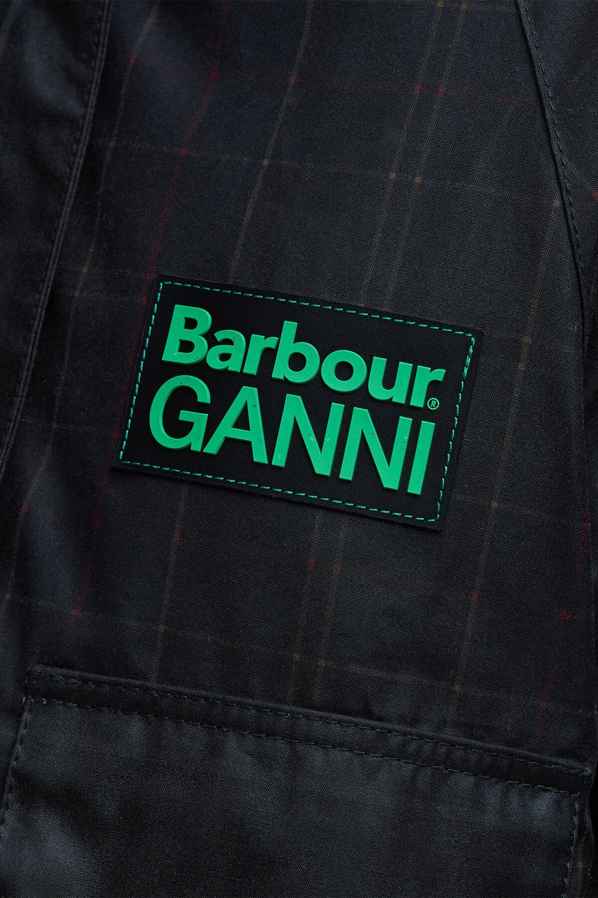 Ganni Wax Anorak Smock