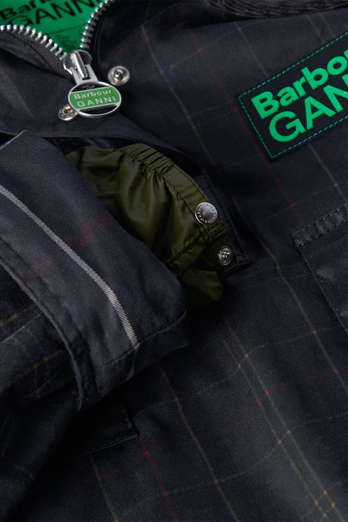 Ganni Wax Anorak Smock