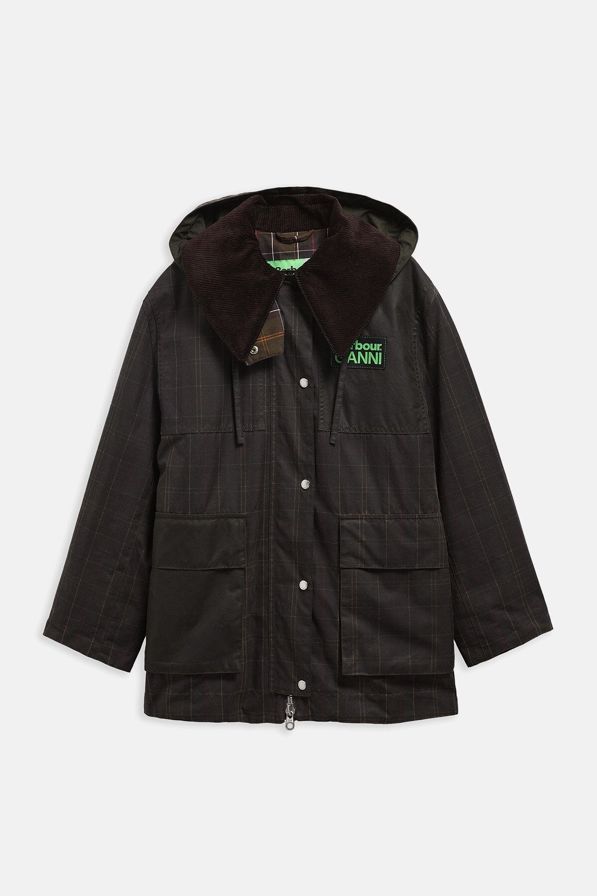 Tartan Waxed Duffle Coat