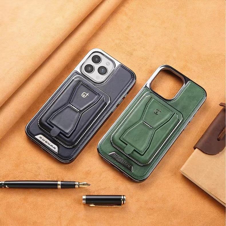 Leder Geldbörse Ständer Handyhülle für iPhone