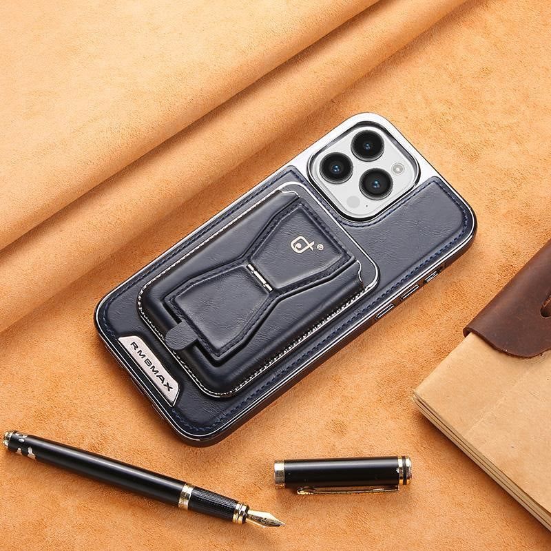Leder Geldbörse Ständer Handyhülle für iPhone