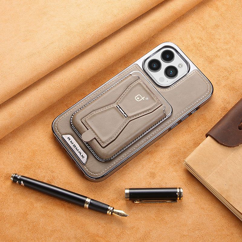 Leder Geldbörse Ständer Handyhülle für iPhone