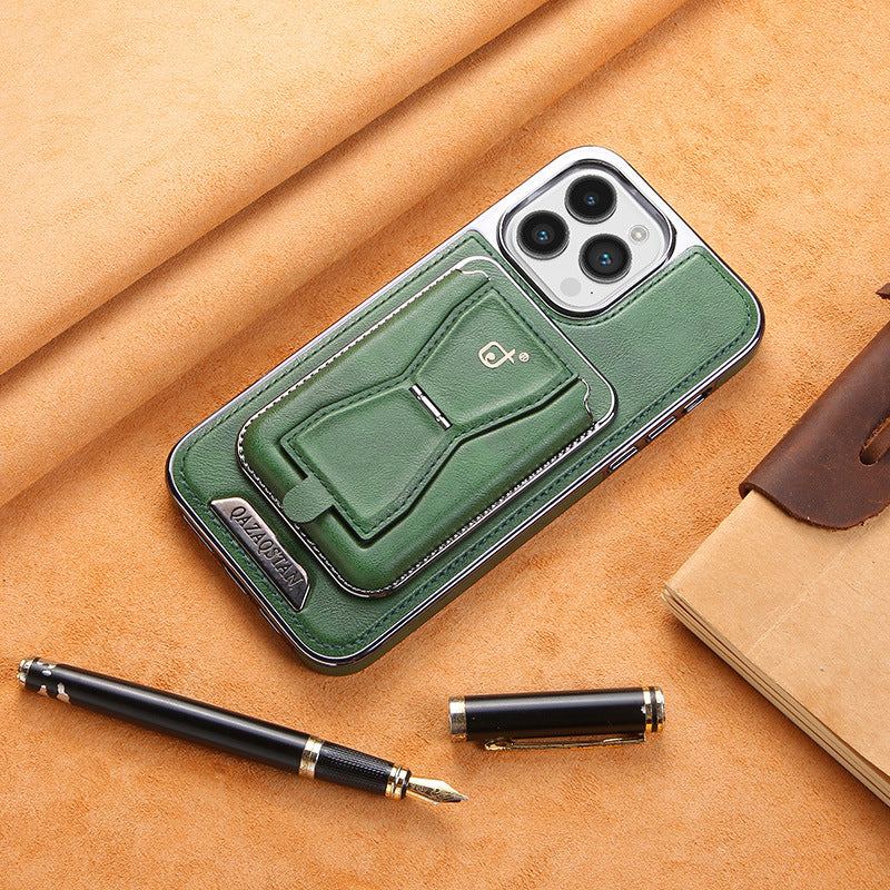 Leder Geldbörse Ständer Handyhülle für iPhone