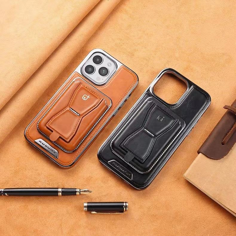 Leder Geldbörse Ständer Handyhülle für iPhone