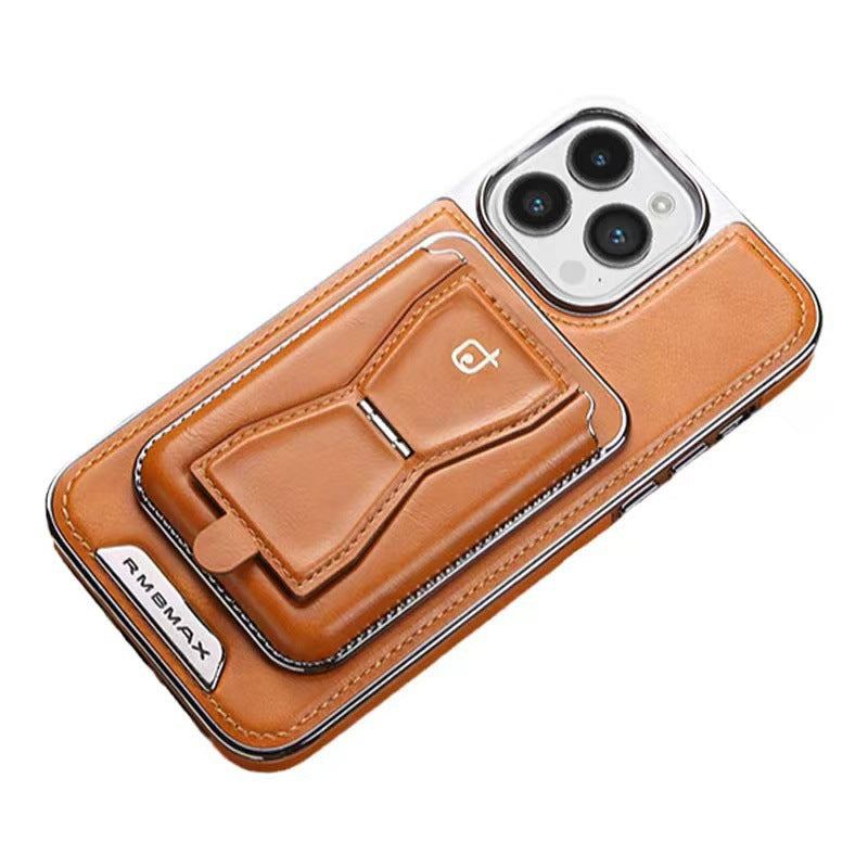 Leder Geldbörse Ständer Handyhülle für iPhone