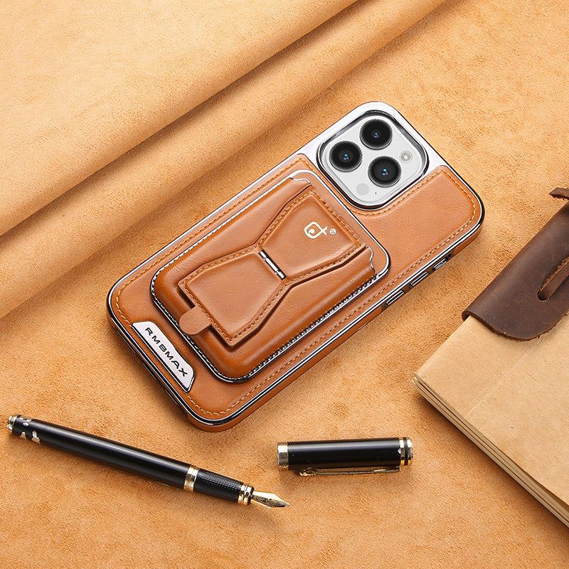 Leder Geldbörse Ständer Handyhülle für iPhone
