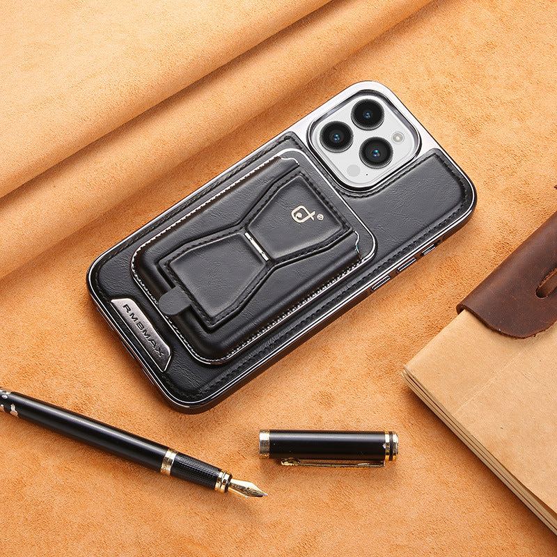 Leder Geldbörse Ständer Handyhülle für iPhone