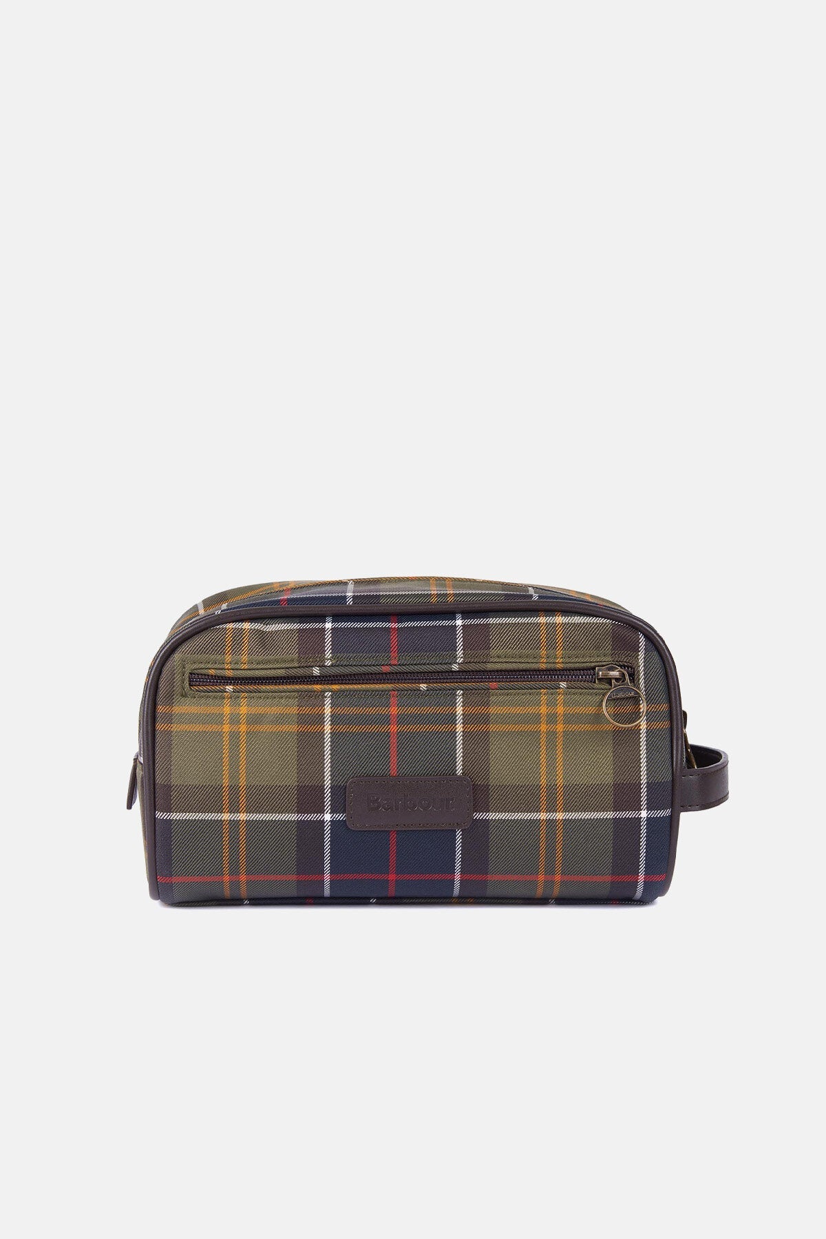 Kulturtasche mit Schottenkaro