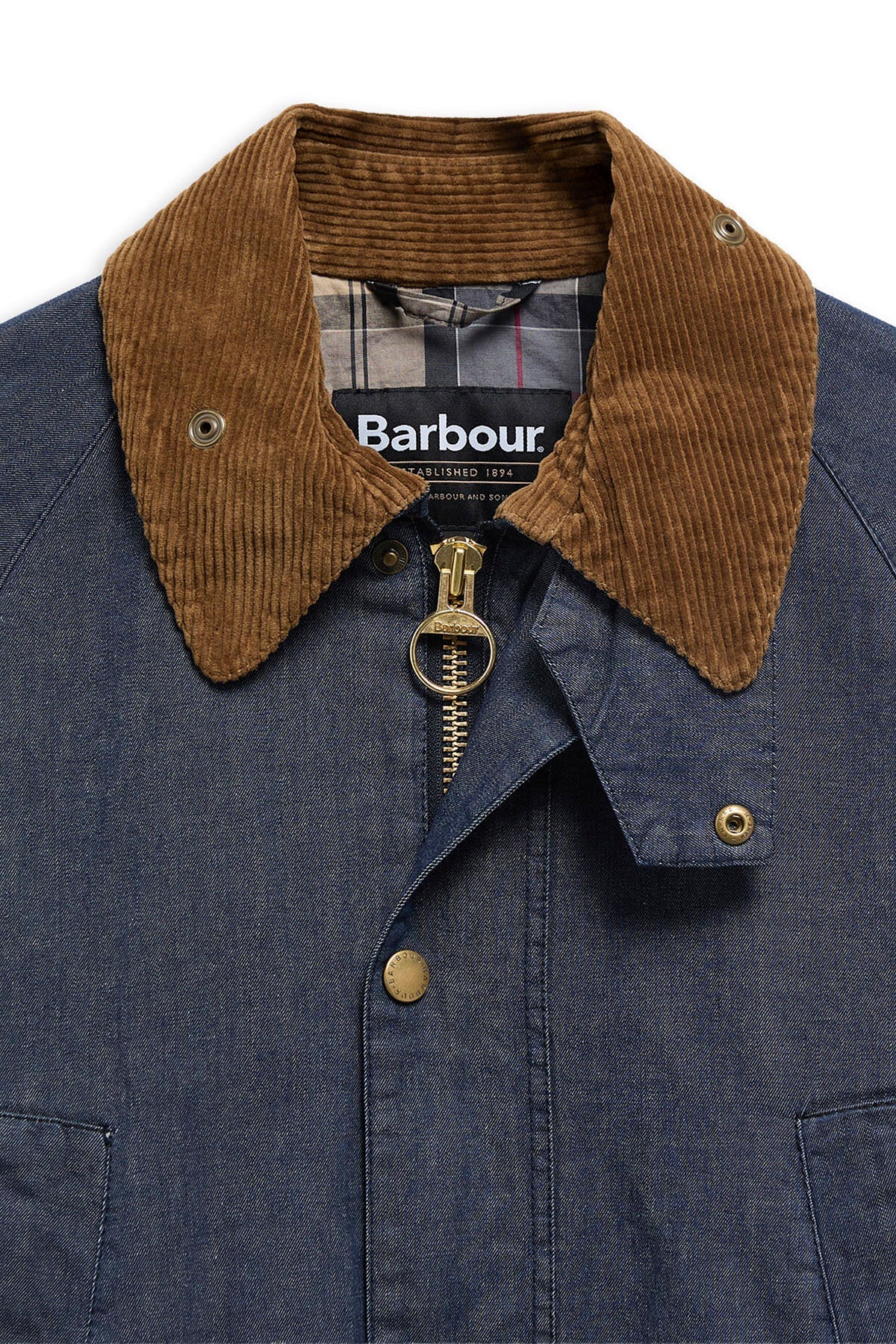 Oversized Bedale Denim Casual Jacket