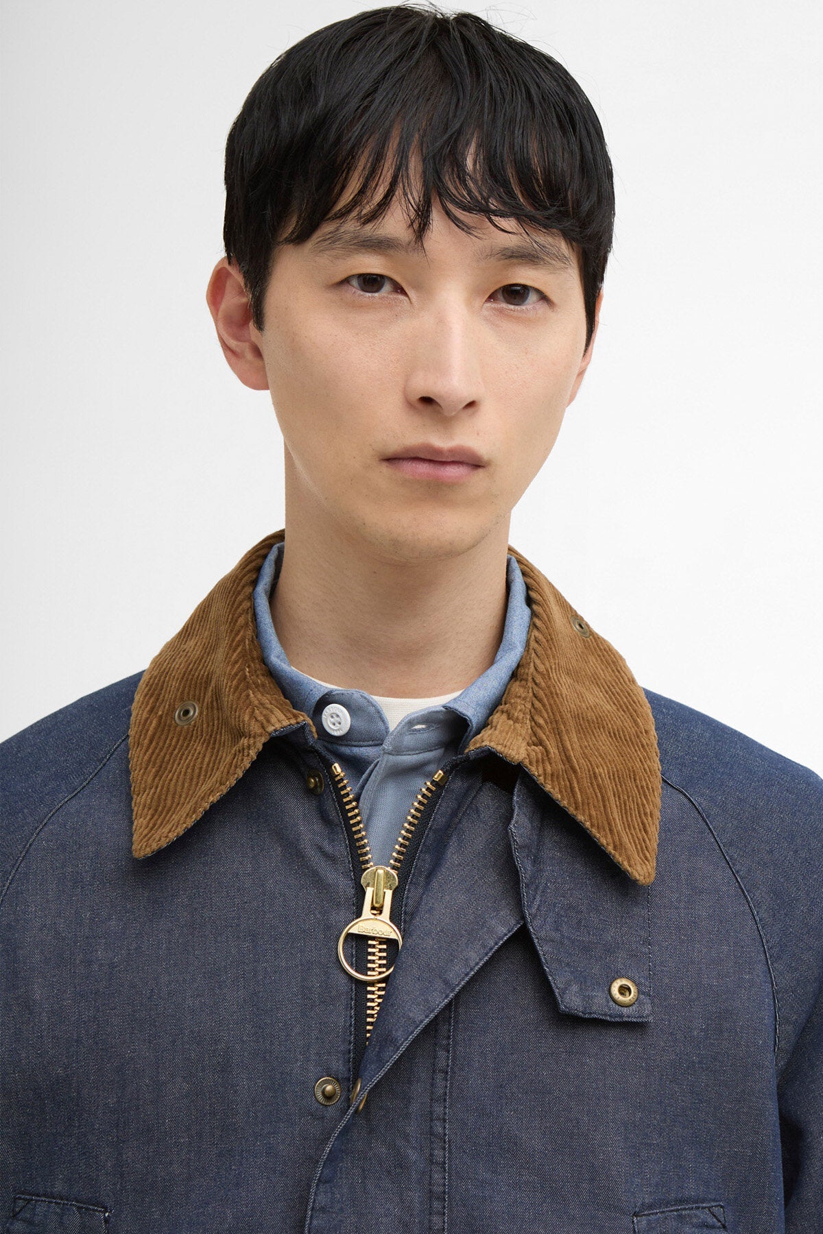 Oversized Bedale Denim Casual Jacket
