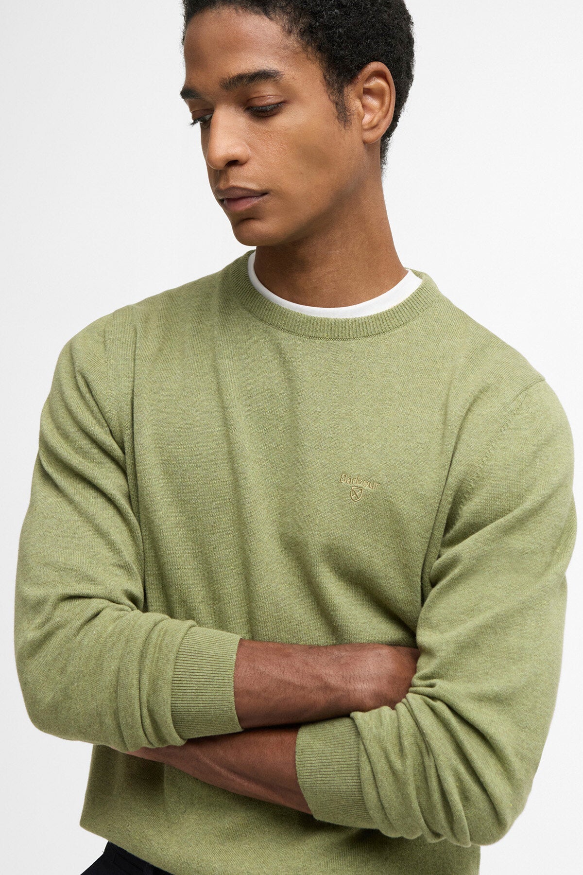Pima Cotton Crew-Neck Sweater