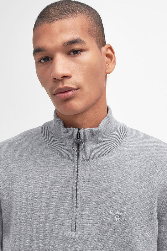 Cotton Half Zip Sweater