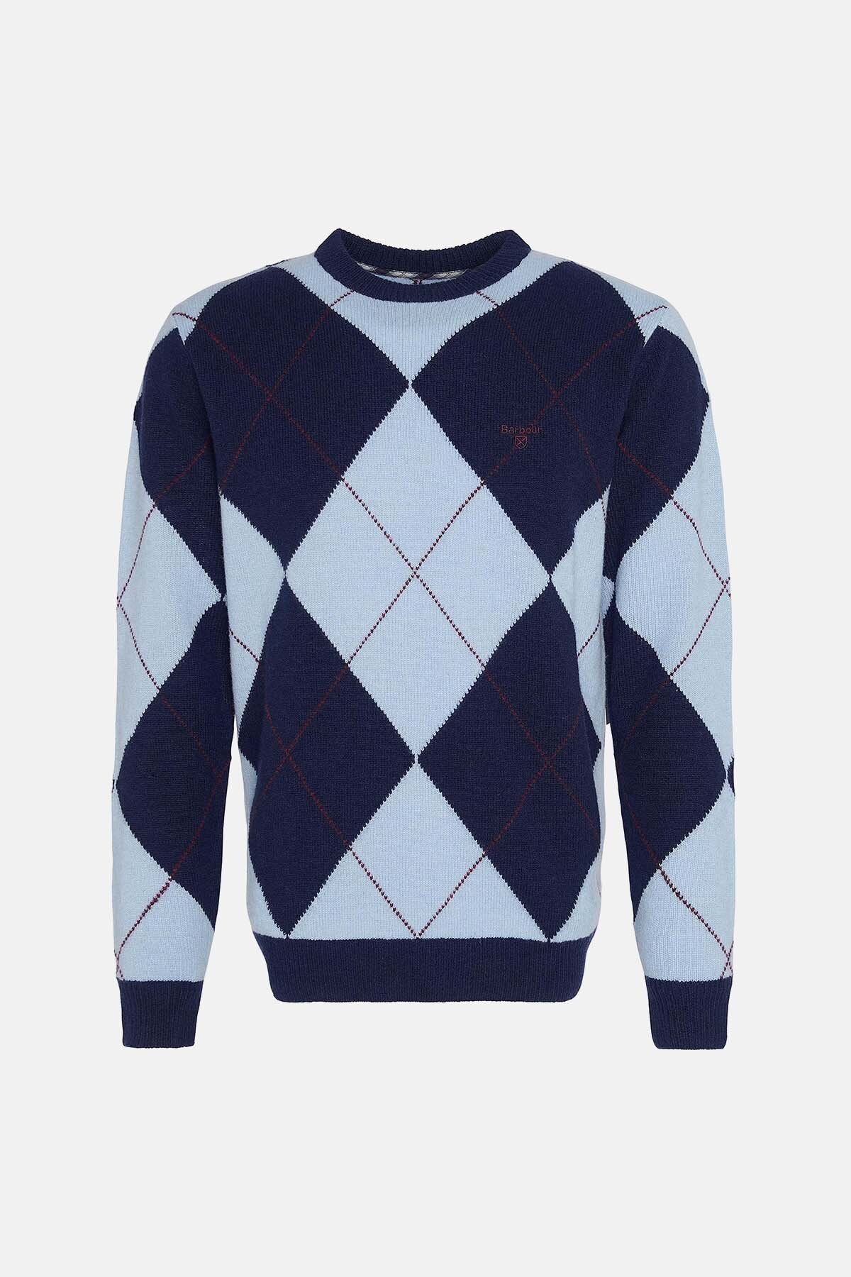 Sutherwell Argyle Pullover mit Rundhalsausschnitt