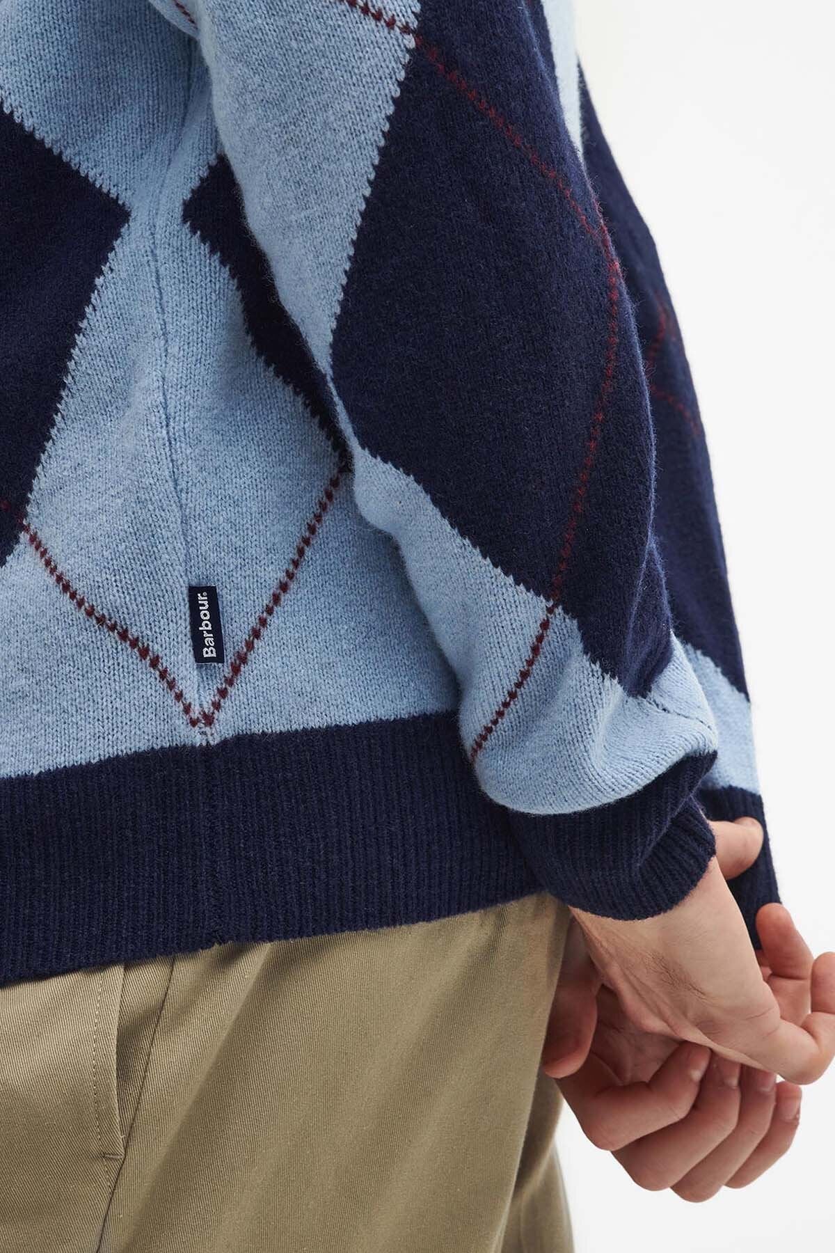 Sutherwell Argyle Pullover mit Rundhalsausschnitt