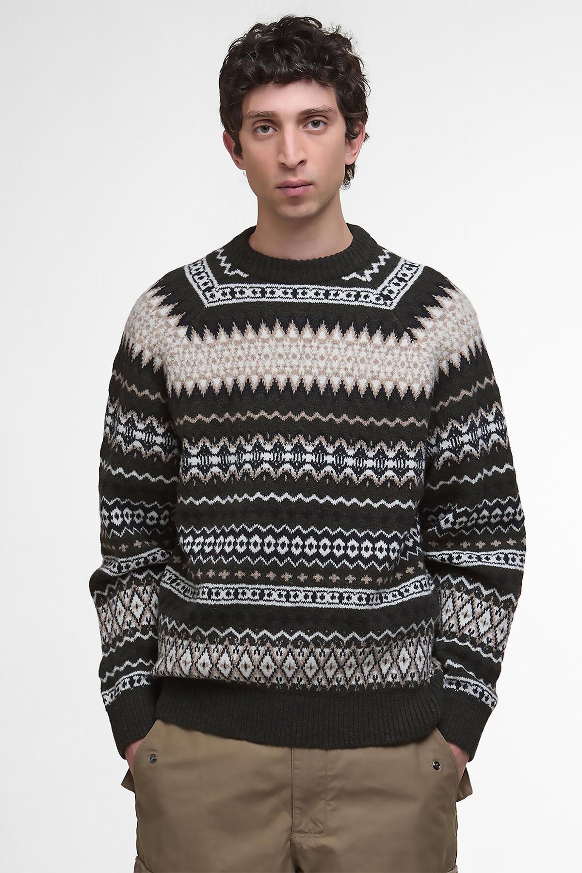 Hase Fair Isle Crew Neck Jumper