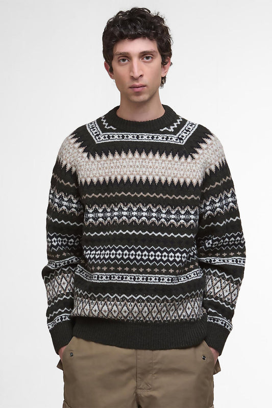 Hase Fair Isle Rundhalspullover