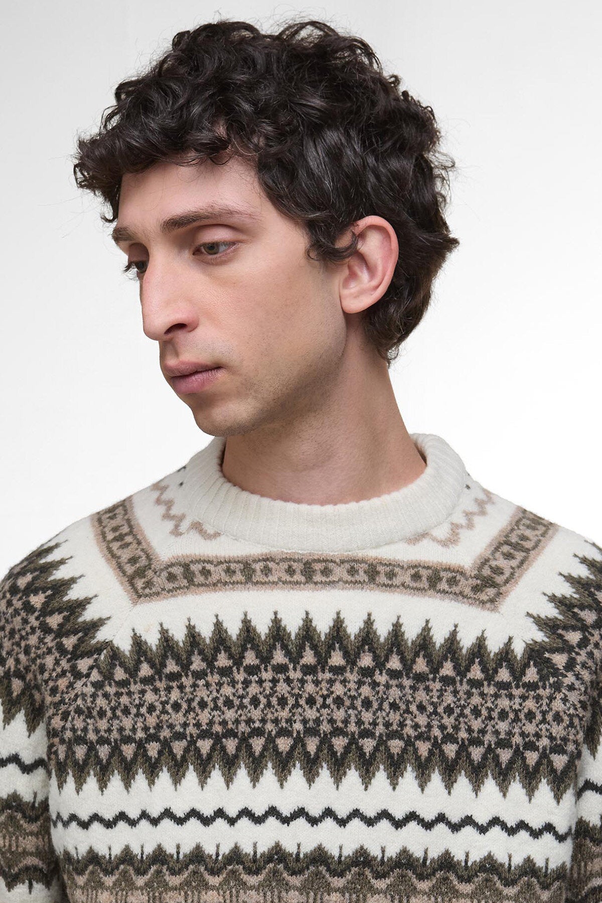 Hase Fair Isle Crew Neck Jumper