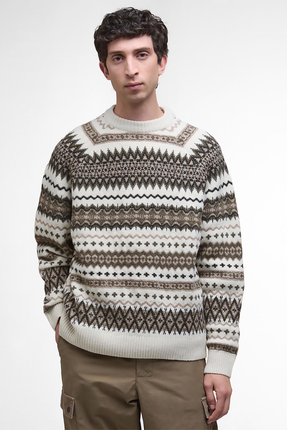 Hase Fair Isle Crew Neck Jumper