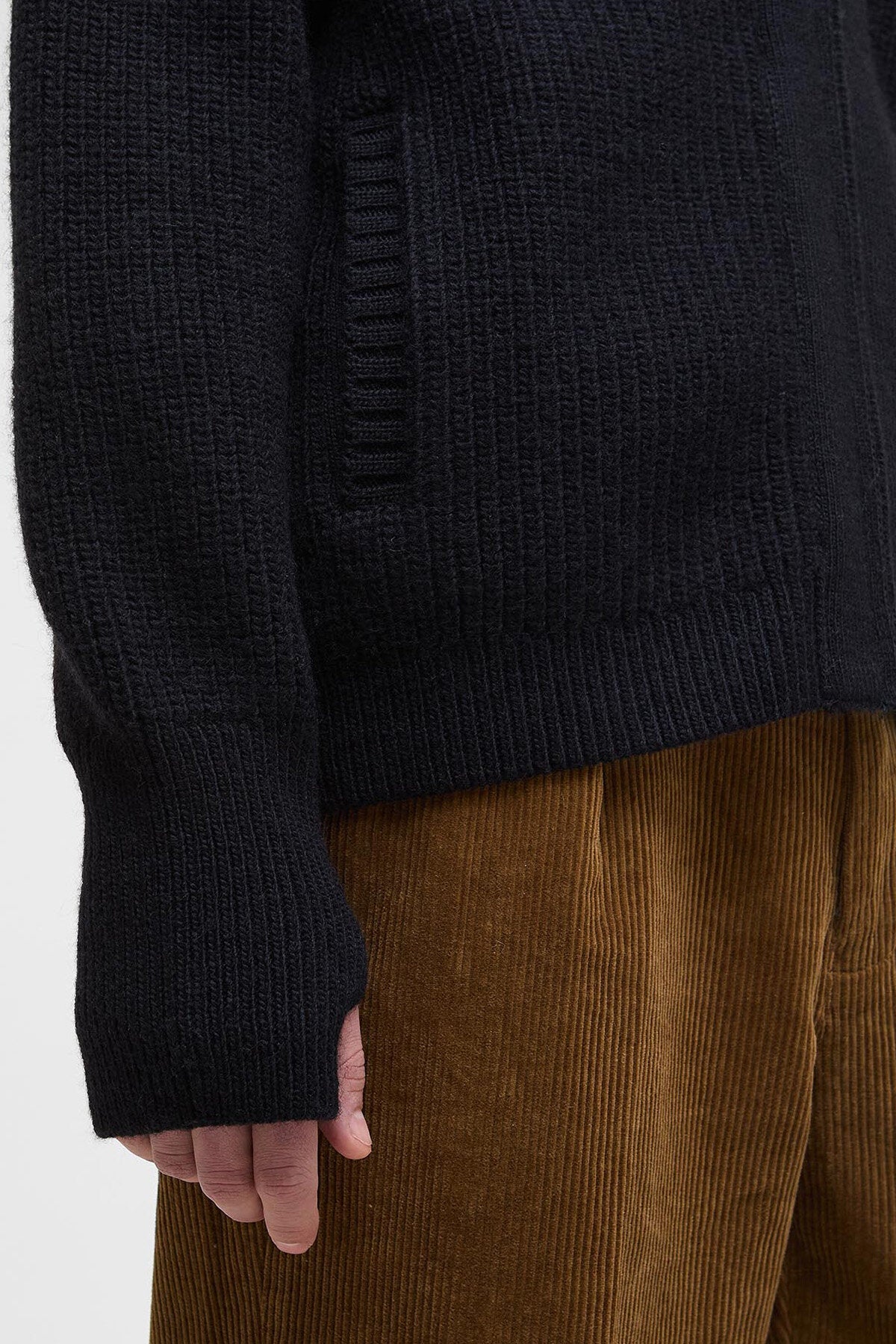 Garthman Knitted Zip-Up Jumper